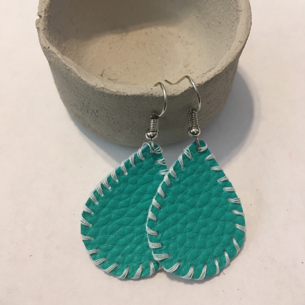 Handmade Leather Earrings!!